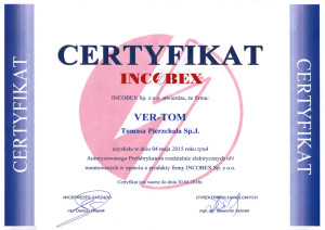 certyfikat incobex na stronke 1 300x212 - CERTYFIKAT